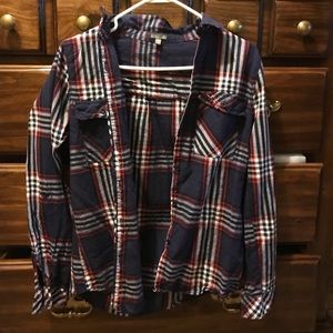 Charlotte Russe flannel, great for layering